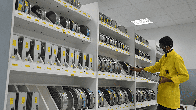 Laboratory testing of Construction Materials